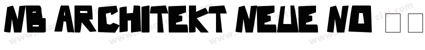 NB Architekt Neue No字体转换